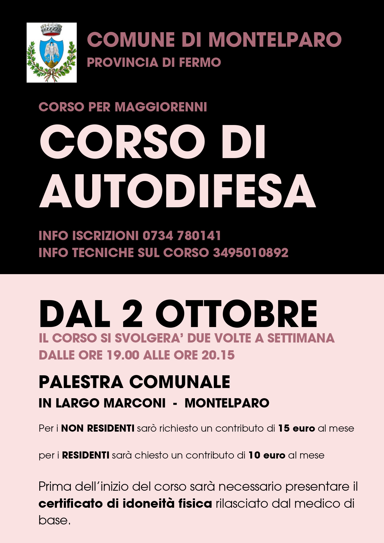 Corso di autodifesa per maggiorenni 2024 - 2025